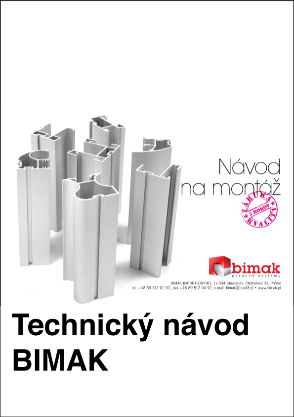 Technick� n�vod BIMAK