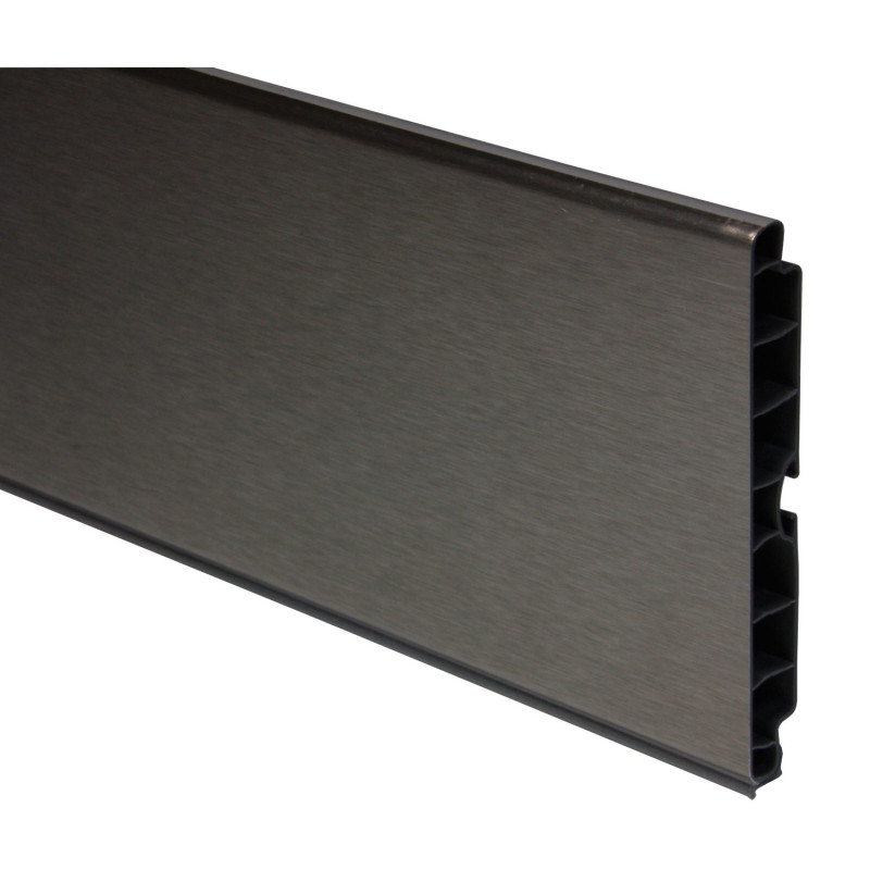 Sokel 100 mm 4m nerez brúsený