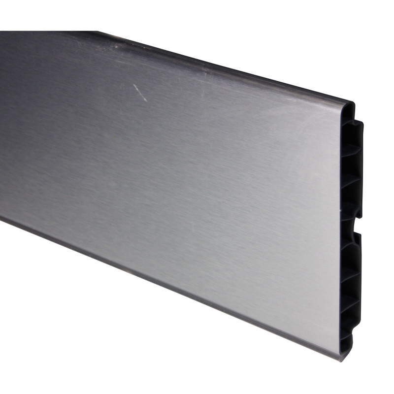 Sokel 150mm 4m hliník brúsený