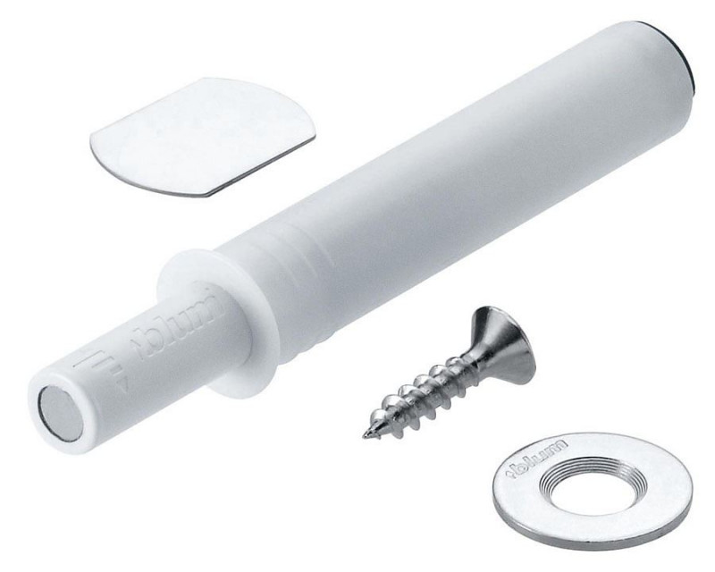 Blum TIP-ON push krátky+protiplech biely 956.1004