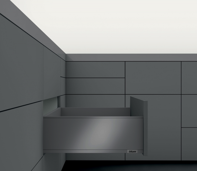 Blum LEGRABOX 550 mm C stredný antracit - kompletná sada