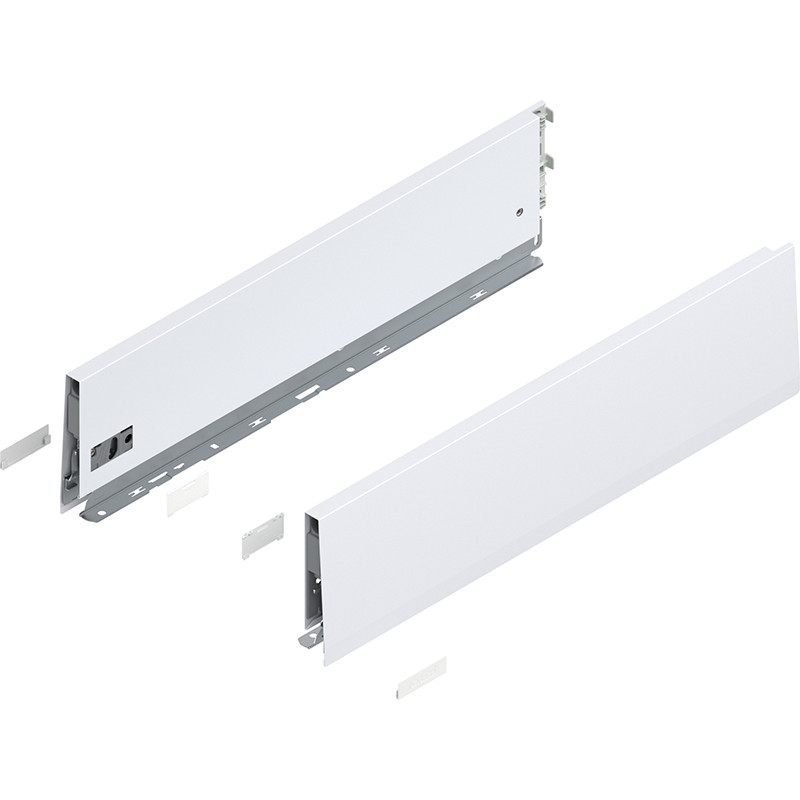 MERIVOBOX bočnice M s krytkami 550mm biele