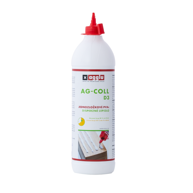 Disperzné lepidlo na drevo AGGLU AG COLL D3 - 0,5kg
