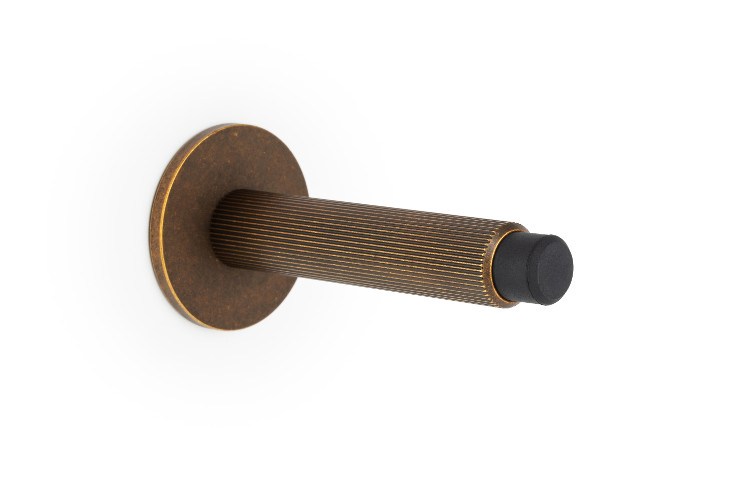 Zarážka na dvere VIEFE ARPA WALL / 50 mm / rustikálna mosadz