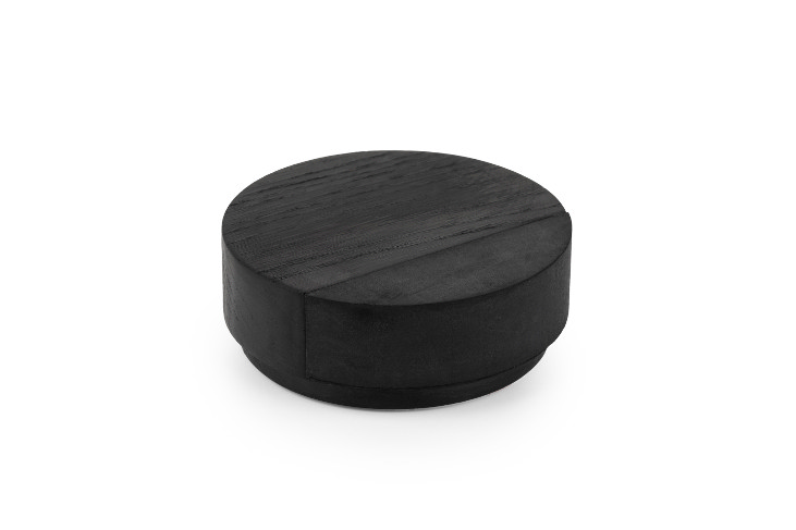 Zarážka na dvere VIEFE PUK / 86 mm / čierny jaseň