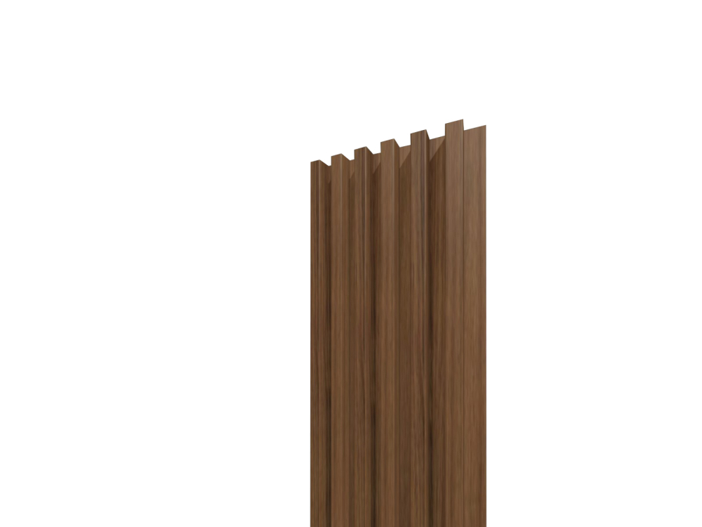 Lamelový panel 3D PLUS 2650x300 mm / lamely - dub charleston / podklad – dub charleston