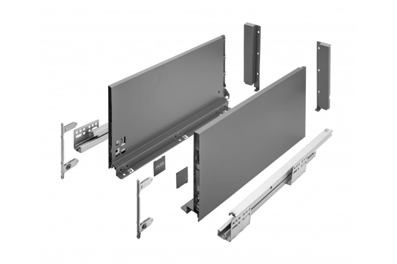 Výsuvný box AXIS pro 350 mm extra vysoký D / antracit