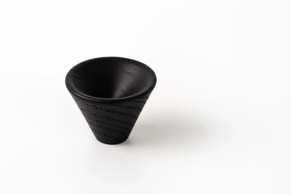 Vešiak/Háčik CONIC WOOD 29,4mm - čierna lakovaná