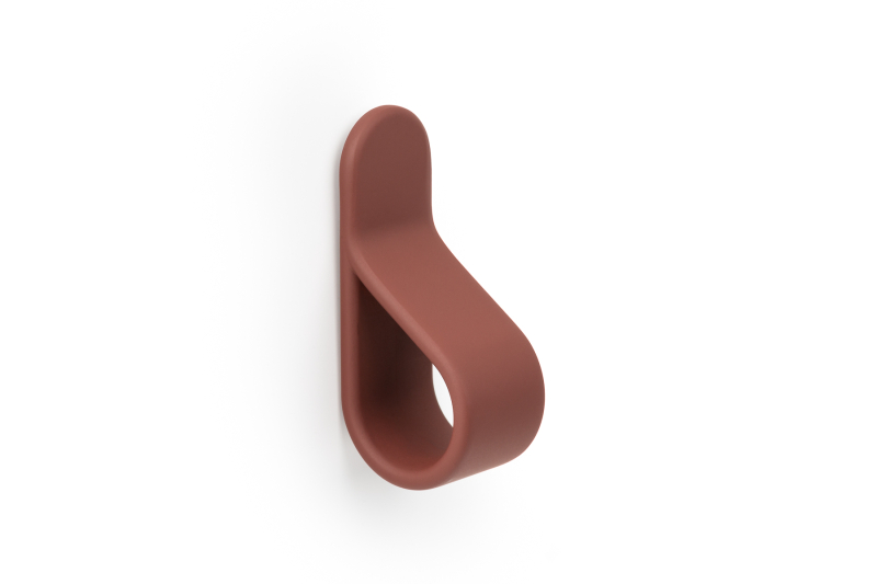 Úchytka knobka Viefe BELT / červená / 63,5 x 22 mm