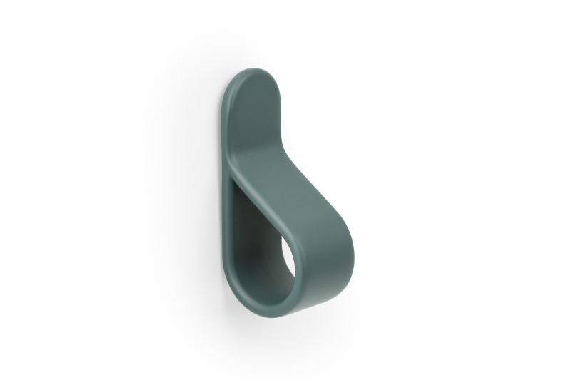 Úchytka knobka Viefe BELT / tmavá zelená / 63,5 x 22 mm