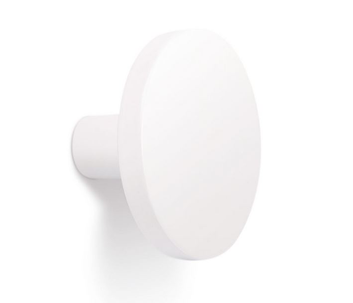 Úchytka knobka Viefe COMO / biela matná / priemer 41 mm