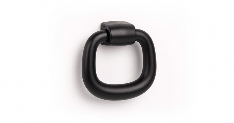 Visiaca knobka Viefe PENDANT / čierna / 39,3 x 37,9 mm