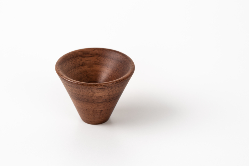 Drevená knobka Viefe CONIC WOOD / orech / priemer 29,4 mm