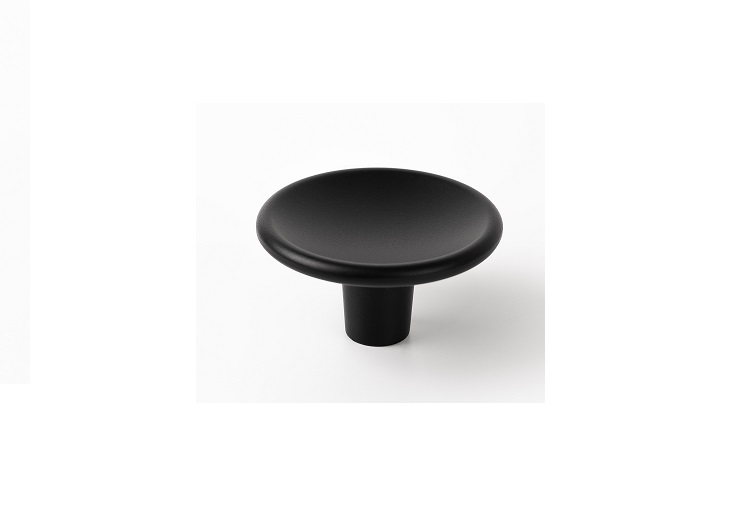 Úchytka knobka Viefe DISC / čierna / priemer 38 mm