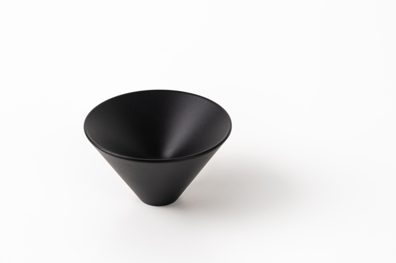 Úchytka knobka Viefe CONIC / čierna / priemer 43 mm