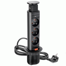 Z�suvkov� ve�a v�suvn� �zka GTV AE-BPW3U60 / 3x 230 V / �ierna