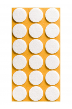 Filcov� podlo�ky pod n�bytok f� 25mm biela