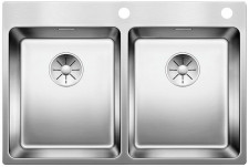 Blanco ANDANO 340/340-IF/A (ploch� okraj) - nerez hodv�bny lesk - s tiahlom
