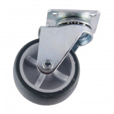 N�bytkov� koliesko KOLIESKO oto�n� s platni�kou guma f� 50 mm 40kg / F26.050