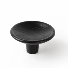 Dreven� knobka Viefe DISC WOOD / jase� �ierny matn� lakovan� / 38 mm