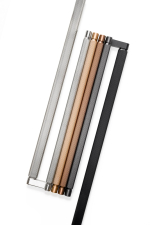 VIEFE / BROOKLYN BIG - mohutn� a dlh� �chytka / br�sen� �ierna / 466mm