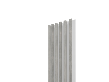 Lamelov� panel 3D PLUS 2650x300 mm / lamely - bet�n / podklad - biela matn�