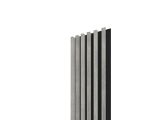Lamelov� panel 3D PLUS 2650x300 mm / lamely � bet�n / podklad - �ierna matn�