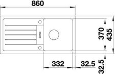 Blanco FAVUM 45 S sch�ma