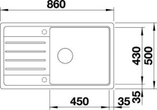 Blanco LEGRA XL 6 S sch�ma