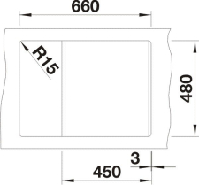 Blanco METRA 45 S Compact sch�ma