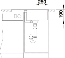 Blanco METRA 45 S Compact sch�ma