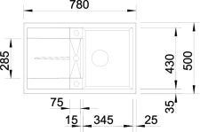 Blanco METRA 45 S sch�ma