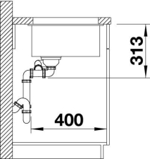 Drez Blanco SUBLINE 340/160-U sch�ma