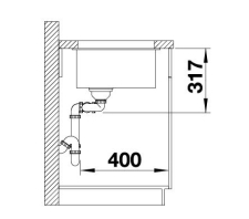 Drez Blanco SUBLINE 430/270-U sch�ma