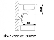 Blanco ZENAR XL 6 S - h�bka vani�ky