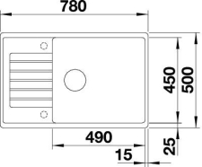 Blanco ZIA XL 6 S Compact sch�ma