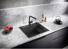 Blanco INFINO odtokov� s�prava BLACK edition - pre jednu vani�ku