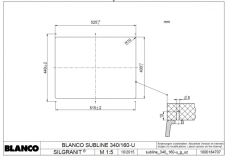 Drez Blanco SUBLINE 340/160-U sch�ma