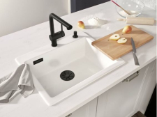 Blanco INFINO odtokov� s�prava BLACK edition - pre dve vani�ky