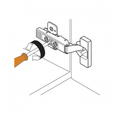 Blum z�ves na sklenen� dvierka polonalo�en�