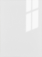 Akryl�tov� dvierka SENOSAN / jednostrann� / biela metal�za - 11035 / leskl� / 19,2 mm