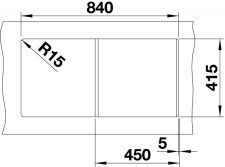 Blanco FAVUM 45 S sch�ma