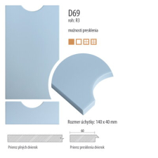 D069 - F�liovan� dvierka s �chytkou