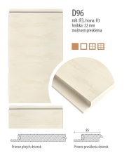 D096 - F�liovan� dvierka s �chytkou