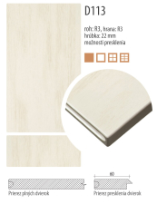 D113 - F�liovan� dvierka s �chytkou