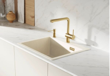 Blanco INFINO odtokov� s�prava GOLD edition - pre dve vani�ky