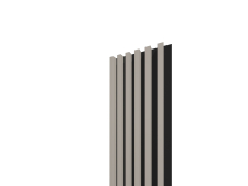 Lamelov� panel 3D PLUS 2650x300 mm / lamely - ka�m�r / podklad - �ierna matn�