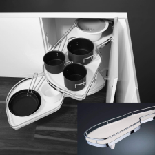 Rohov� k�� Kessebohmer LeMans II s tlmen�m / 500 / arena classic / prav� / chr�m/biela