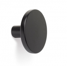 �chytka knobka Viefe COMO / �ierna matn� / priemer 41 mm
