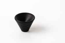 Dreven� knobka Viefe CONIC WOOD / �ierna lakovan� / priemer 29,4 mm